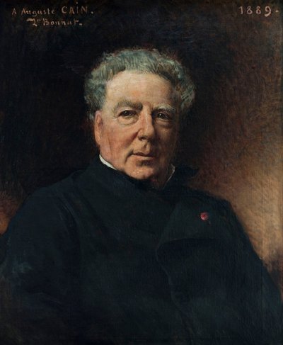 Retrato de Auguste-Nicolas Caïn 1821-1894, 1889 de Léon Bonnat