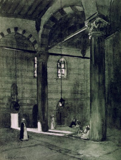 Mezquita Al-Rifai, El Cairo, Egipto, 1928 de Louis Cabanes