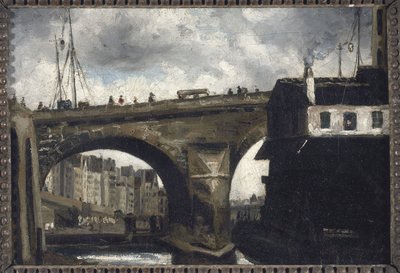 Puente y bomba de Notre-Dame de Louis Godefroy Jadin