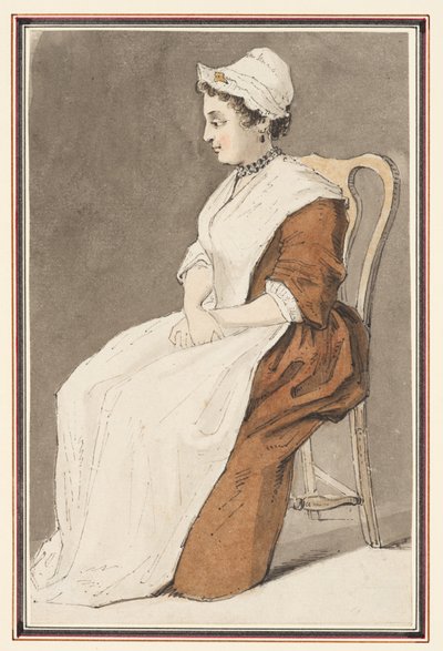 Mujer sentada de Louis Philippe Boitard