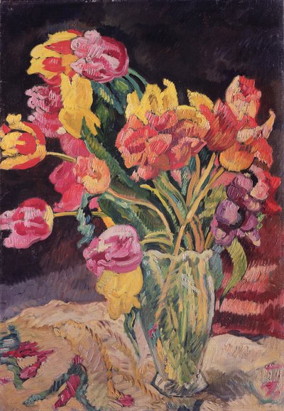 Jarrón de tulipanes de Louis Valtat