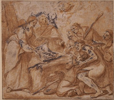 Adoración de los pastores de Luca Giordano