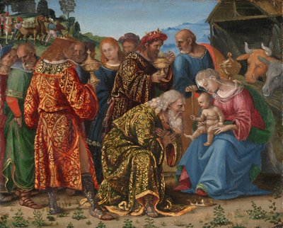 La Adoración de los Reyes Magos de Luca Signorelli