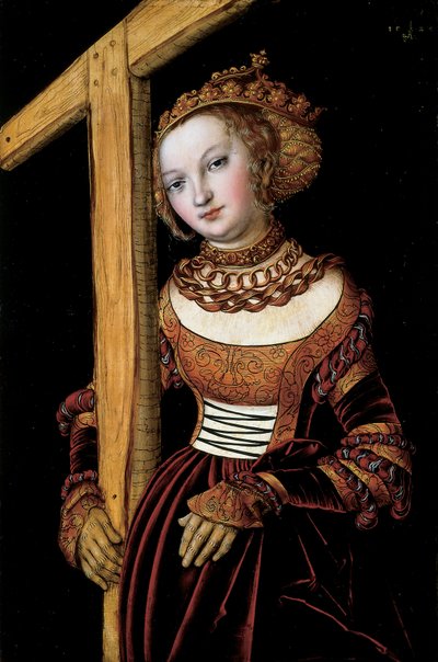 Santa Elena con la cruz de Lucas Cranach the Elder