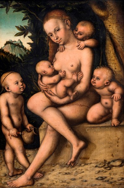 Caridad, 1535 de Lucas Cranach the Elder