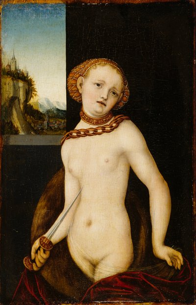 Lucrecia, 1530 de Lucas Cranach the Elder