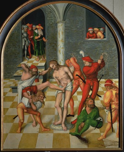 La Flagelación de Cristo de Lucas the Elder Cranach