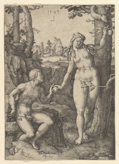 La caída del hombre, 1529 de Lucas van Leyden