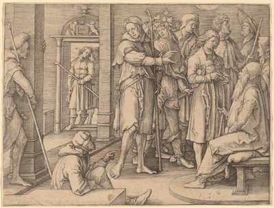 José interpreta su sueño a Jacob de Lucas van Leyden