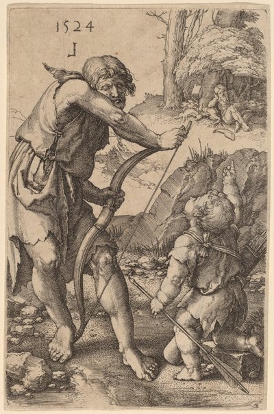 Lamec y Caín de Lucas van Leyden