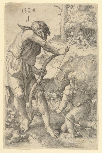 Lamec y Caín de Lucas van Leyden