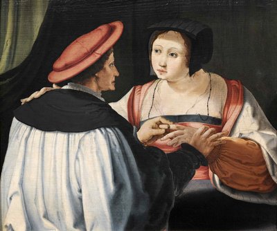 Les Fiancés, c. 1525 de Lucas van Leyden