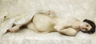 Desnudo reclinado de Luigi Serralunga