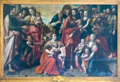 Jesús entre los niños de Maarten de Vos