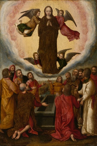 Asunción de la Virgen (óleo sobre tabla) de Marcellus Coffermans