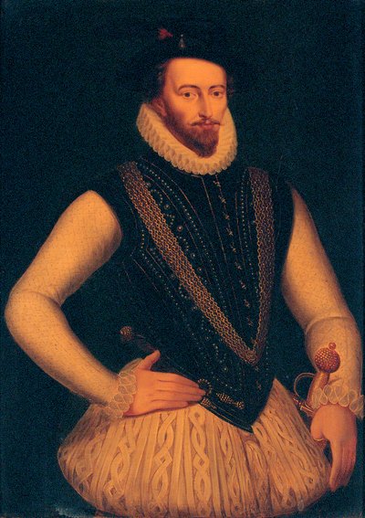 Retrato de Sir Walter Raleigh de Marcus Gheeraerts