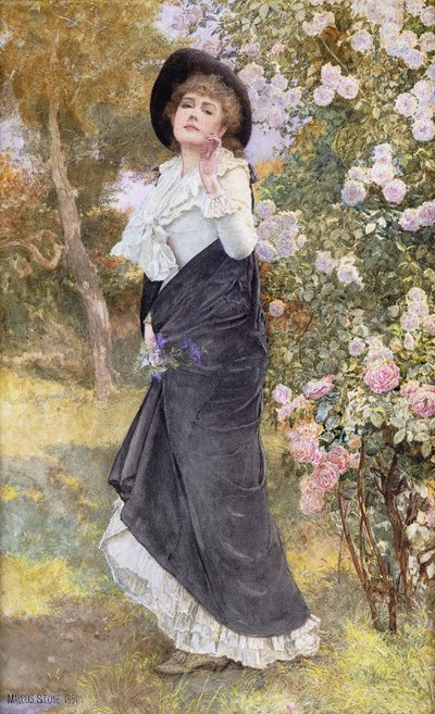 Tiempo de Floración de Rosas, 1891 de Marcus Stone