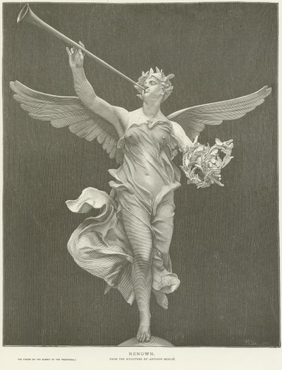 Alegoría de la fama de Marius Jean Antonin Mercie