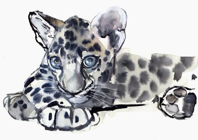 Spotty (cachorro de leopardo árabe), 2008 de Mark Adlington