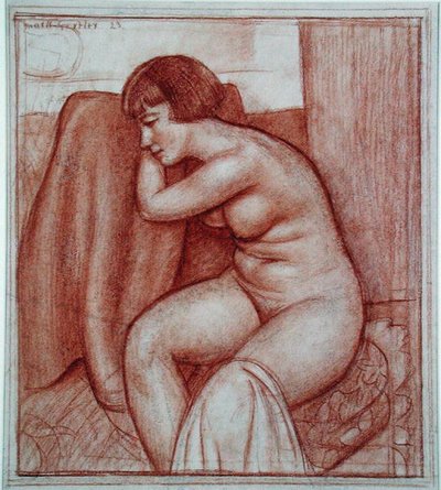 Figura Desnuda Sentada de Mark Gertler