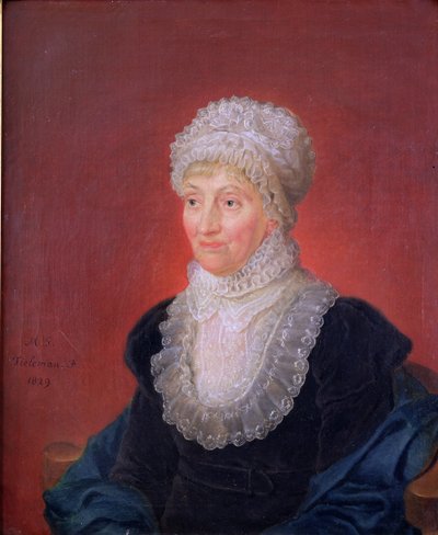 Caroline Herschel, 1829 de Martin Francois Tielemans