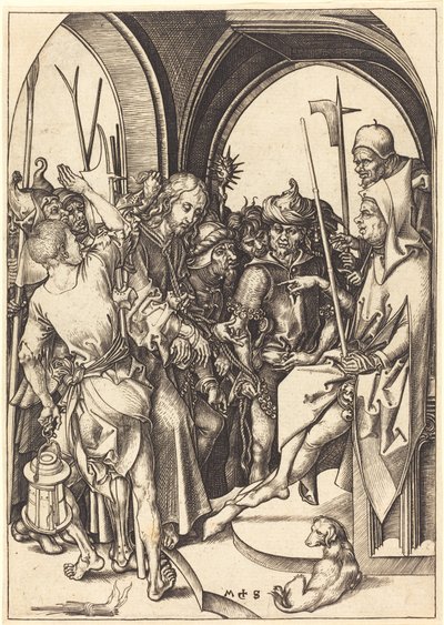 Cristo ante Anás de Martin Schongauer