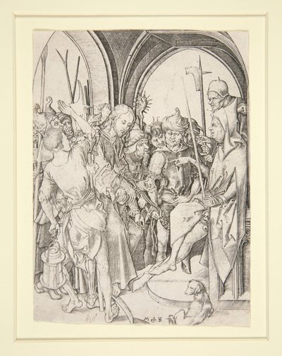 Cristo ante Anás de Martin Schongauer