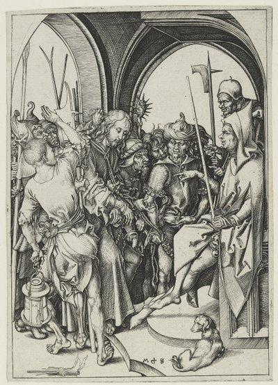 Cristo ante Anás de Martin Schongauer