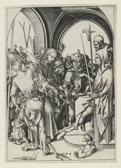 Cristo ante Anás de Martin Schongauer