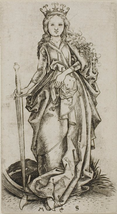 La Pequeña Santa Catalina de Martin Schongauer