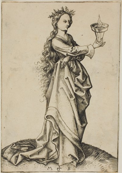 La Tercera Virgen Sabia de Martin Schongauer