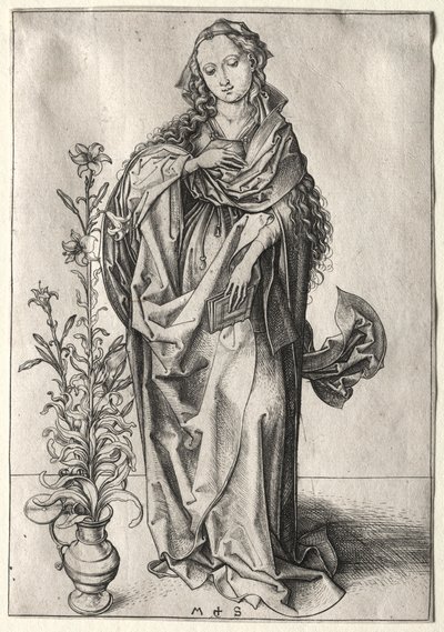 La Virgen de la Anunciación de Martin Schongauer
