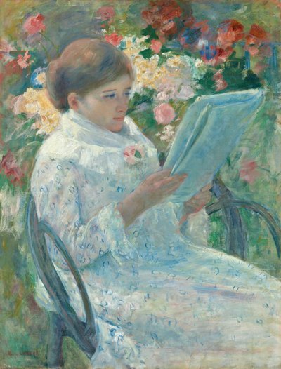 En un balcón de Mary Cassatt