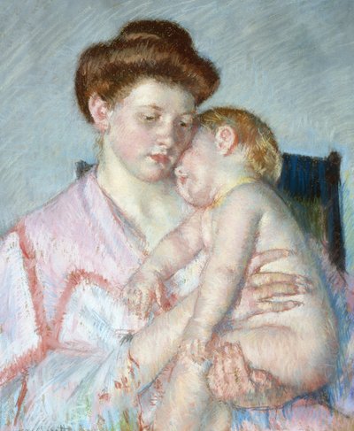 Bebé dormido, c.1910 de Mary Stevenson Cassatt