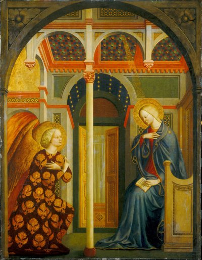 La Anunciación de Masolino da Panicale