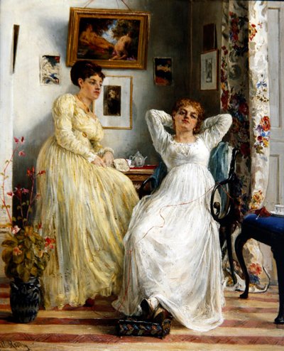 Hermanas, c.1876 de Matthew White Ridley