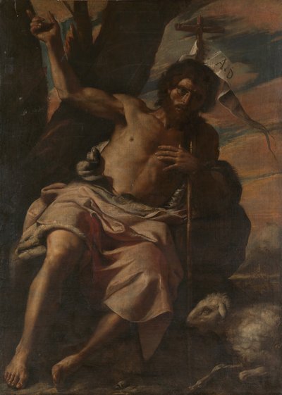 San Juan Bautista Predicando, ca. 1650 de Mattia Preti