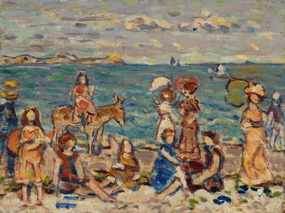 En la playa de Maurice Brazil Prendergast