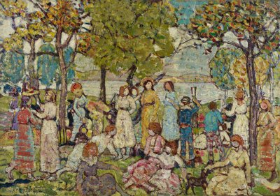 Vacaciones, c.1920 de Maurice Brazil Prendergast