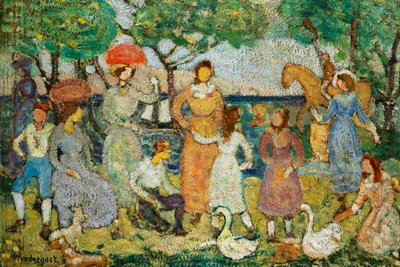 Paseo #2 de Maurice Brazil Prendergast