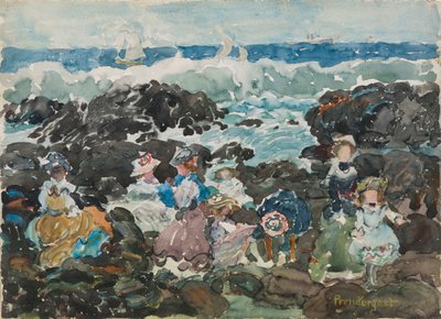 Surf, Cohasset de Maurice Brazil Prendergast