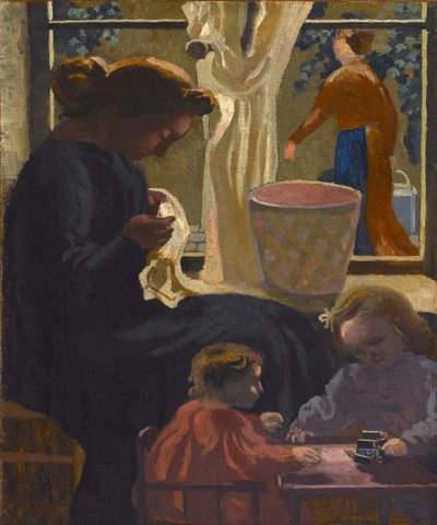 Intimité ou Ravaudeuse à la fenêtre, 1903 de Maurice Denis