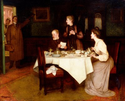 Familia tomando té de Maurice Grun