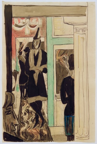 Café (Teléfono) de Max Beckmann