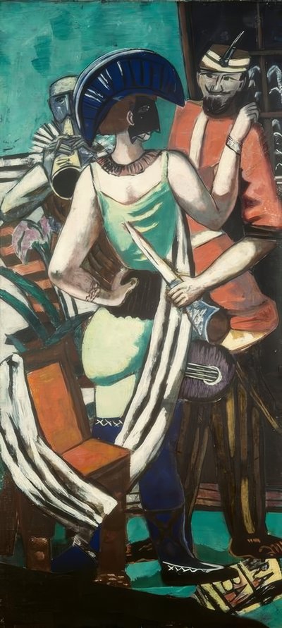 Carnaval en París de Max Beckmann