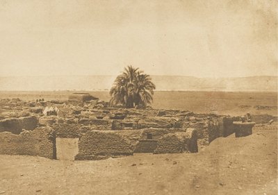 Vista del Pueblo de Herment, 1849-50 de Maxime Du Camp