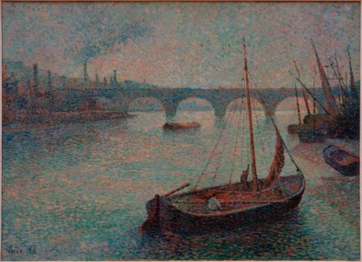 El puerto de Londres de Maximilien Luce