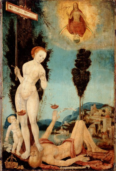 Alegoría de la Justicia, siglo XVI de Melchior Feselen
