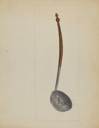 Cucharón de peltre de Meyer Goldbaum