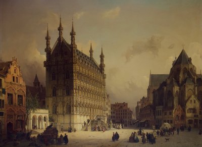 El Ayuntamiento de Lovaina, Bélgica de Michael Neher